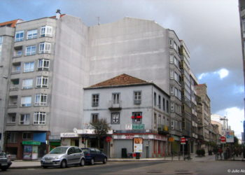 Antigua esquina en O Calvario de Vigo