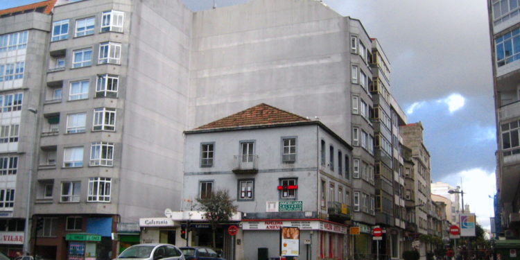 Antigua esquina en O Calvario de Vigo
