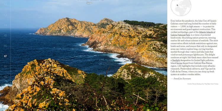 The New York Times también se rinde a Cíes y las incluye en su Top52: «Exuberantes y con el turismo a raya»