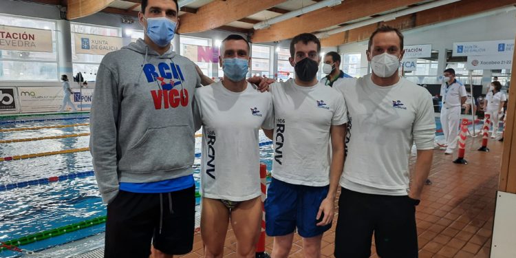 El Náutico consigue 29 medallas, 24 de oro, en el Campeonato Gallego Máster de Invierno