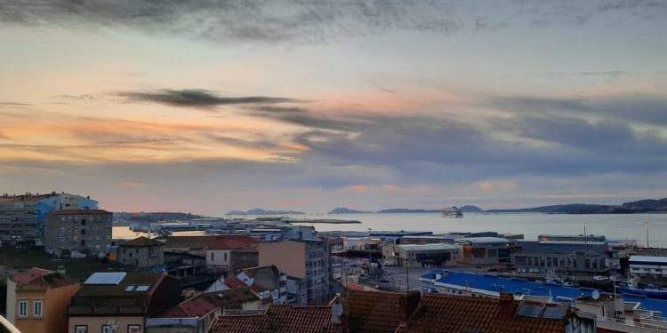 Temperatura veraniega en la Nochevieja de Vigo: 24,3 grados, máxima de Galicia, y 21 en Cíes