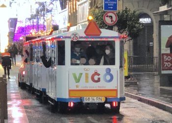 Un tren de Portugal para la Navidad de Vigo