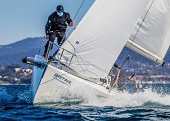 Baiona inaugura la temporada 2022 de vela con la Liga de Invierno Baitra J80