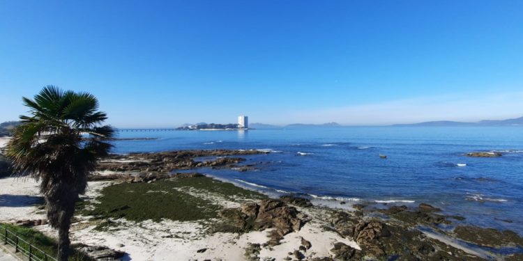 Vigo inicia otra semana soleada, sin lluvia y con solo dos días de cielos nublados
