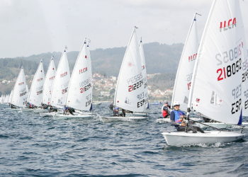 Dos vigueses, en el podio provisional de la Copa de España de ILCA 6