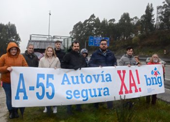 O BNG chama a corrixir o trazado «mortal» da A-55