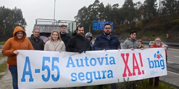 O BNG chama a corrixir o trazado «mortal» da A-55