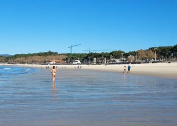 Deporte y nudismo en Samil