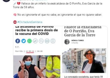 El PSOE, “consternado” por la vinculación de la muerte de Eva García con la vacuna contra la Covid-19