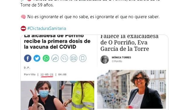 El PSOE, “consternado” por la vinculación de la muerte de Eva García con la vacuna contra la Covid-19