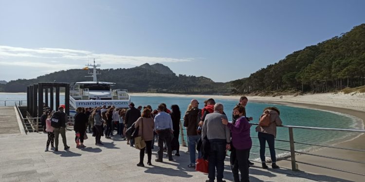 Las Cíes superan las mil visitas en lo que va de año gracias al buen tiempo