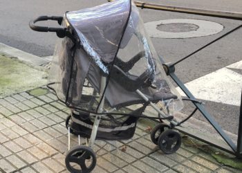 Para que no roben el cochecito