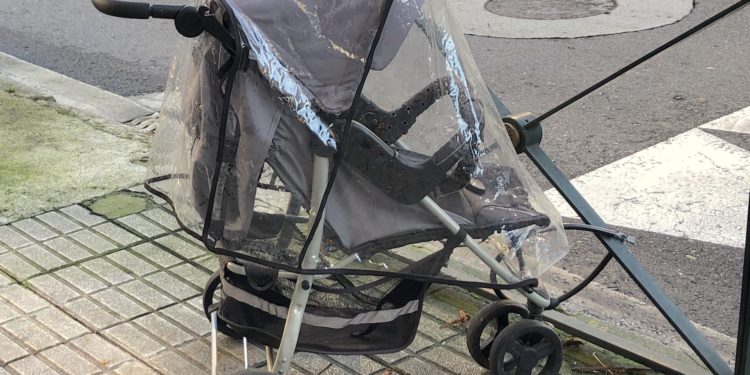 Para que no roben el cochecito