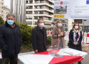 Comeza a humanización da Praza Elíptica cun investimento de 2,3 millóns de euros