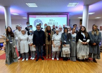 Homenaxe en Vigo a Rosalía con sabor “a gloria”