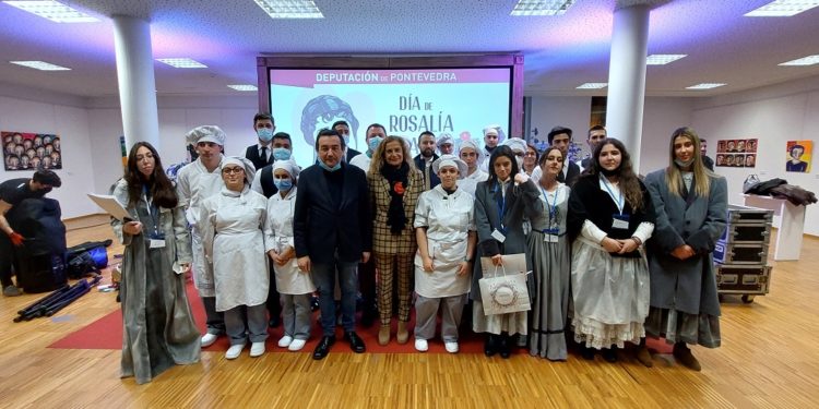 Homenaxe en Vigo a Rosalía con sabor “a gloria”