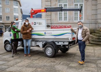 Gondomar amplía o seu parque móbil cun vehículo eco con guindastre autocargable