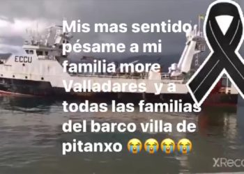 El desgarrador vídeo de la familia More: la dura despedida del «Pitanxo» en su salida desde Vigo