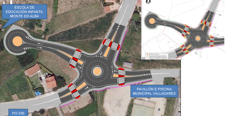 Las obras para mejorar la seguridad en la carretera de Valladares y Pereiró empezarán en primavera