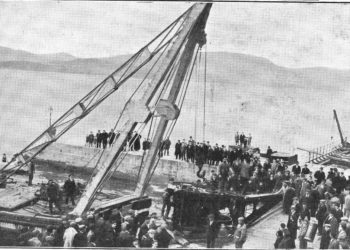 Las imágenes de la galerna que arrasó Vigo en 1922