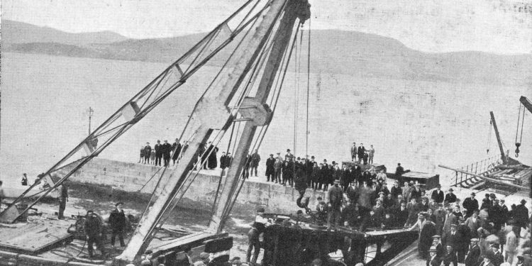 Las imágenes de la galerna que arrasó Vigo en 1922