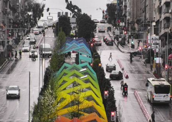 La Gran Vía de Vigo activa su plan de tráfico para los próximos tres meses