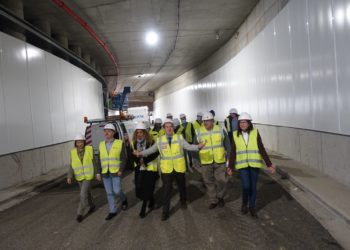 El nuevo túnel para entrar a la AP-9 desde Vigo abrirá a “finales de abril”