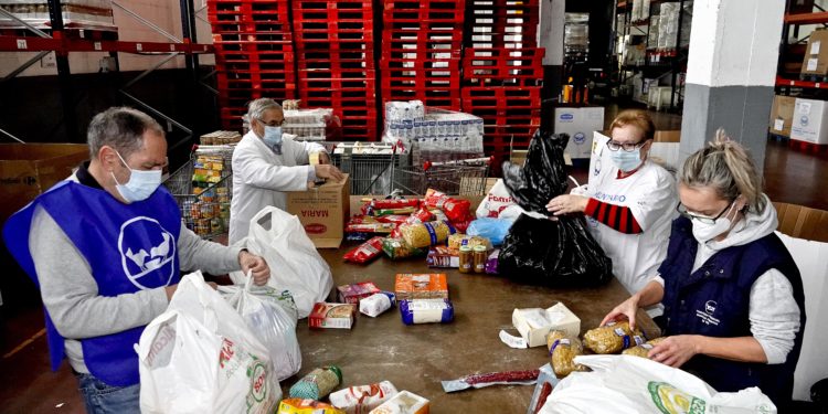 El Banco de Alimentos de Vigo repartió dos millones de kilos de alimentos entre 22.000 personas en 2021