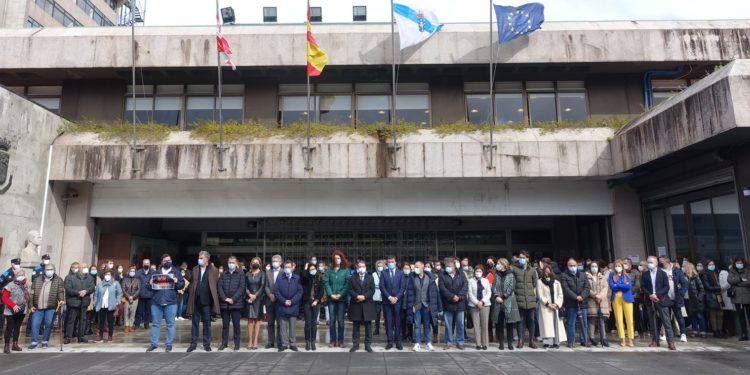 concentración en el Concello de Vigo