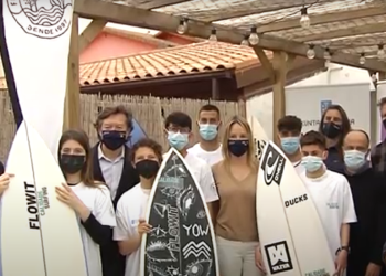 O Núcleo de Adestramento Deportivo Especializado de surf de Nigrán nace como fito da tecnificación galega
