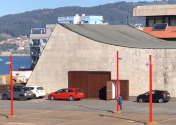 Aparcamiento en la Praza do Concello de Vigo