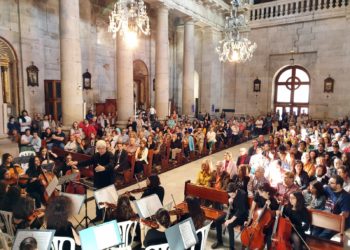 A Colexiata celebra a Reconquista de Vigo cun concerto da Orquestra Infantil e Xuvenil