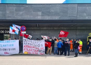 Denuncian que o Sergas vulnera o dereito de folga en Ambulancias do Atlántico na área de Vigo