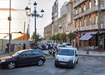 Corte de tráfico en dos calles del centro de Vigo para reparar el firme