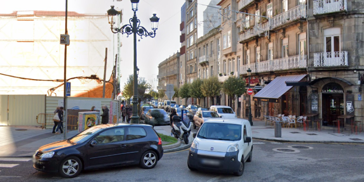 Corte de tráfico en dos calles del centro de Vigo para reparar el firme