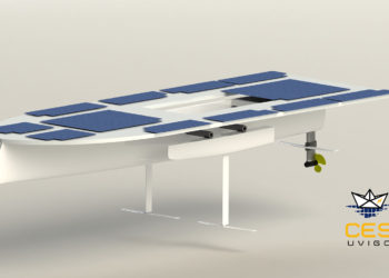 Conta atrás para a botadura do «Boleiro», primeiro barco solar da Universidade de Vigo