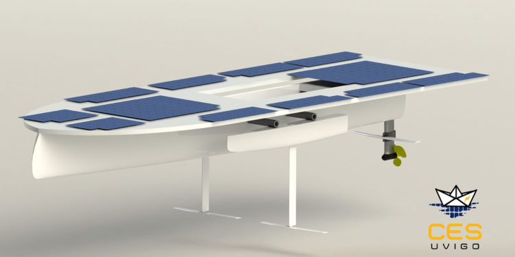 Conta atrás para a botadura do «Boleiro», primeiro barco solar da Universidade de Vigo