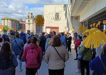 A folga no servizo de limpeza do Concello de Vigo comeza cun seguimento do 100%, segundo a CIG