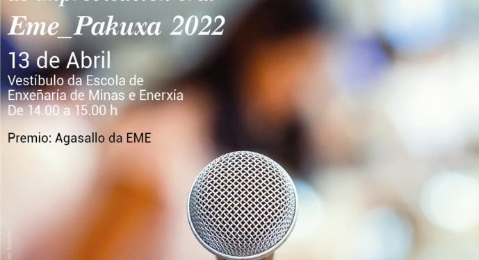O concurso Eme_Pakuxa 2022 premiará as mellores improvisacións orais