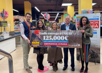 Gadis y su clientela entregan a Unicef 125.000 euros de ayuda a Ucrania