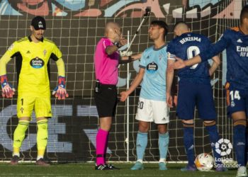 Aspas: «Parecía que el árbitro quería un hat trick de Benzema»