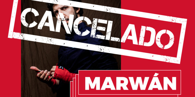 Cancelado el concierto de Marwán previsto para el sábado 30 de abril en Vigo