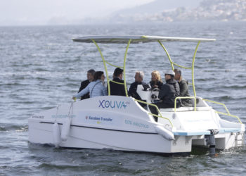 Llega el «Xacobeo Transfer», el barco eléctrico que une Caminha y A Guarda: duración y precios