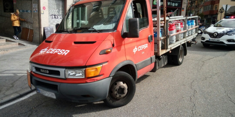 Interceptado dos veces en 24 horas en Vigo un repartidor de butano que dio positivo en cocaína