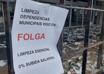 A mellora das condicións laborais pon fin á folga da limpeza nas dependencias municipais de Vigo