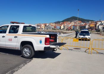 Rescatan a un menor atrapado en una zona rocosa en A Guarda