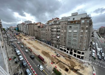 La Gran Vía de Vigo dice adiós por completo a su clásico bulevar