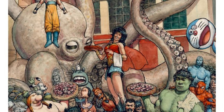Nace en Vigo ‘Banda á Feira’, una buena ración de cómic servida en el Calvario