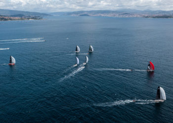 Ensayo general de las 52 Super Series en las Rías Baixas
