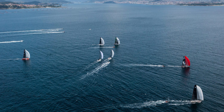 Ensayo general de las 52 Super Series en las Rías Baixas